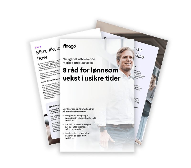 Mock up | Guide - 8 råd for lønnsøm veks i usikre tider