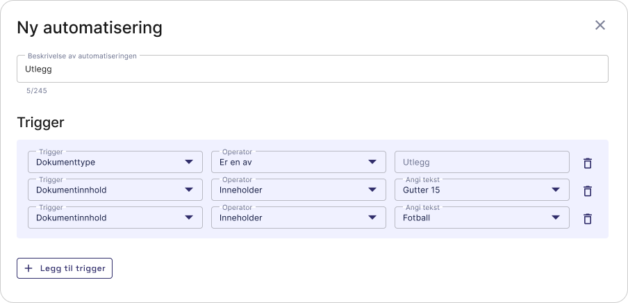 Automatisert bilagsbehandling for lag og foreninger