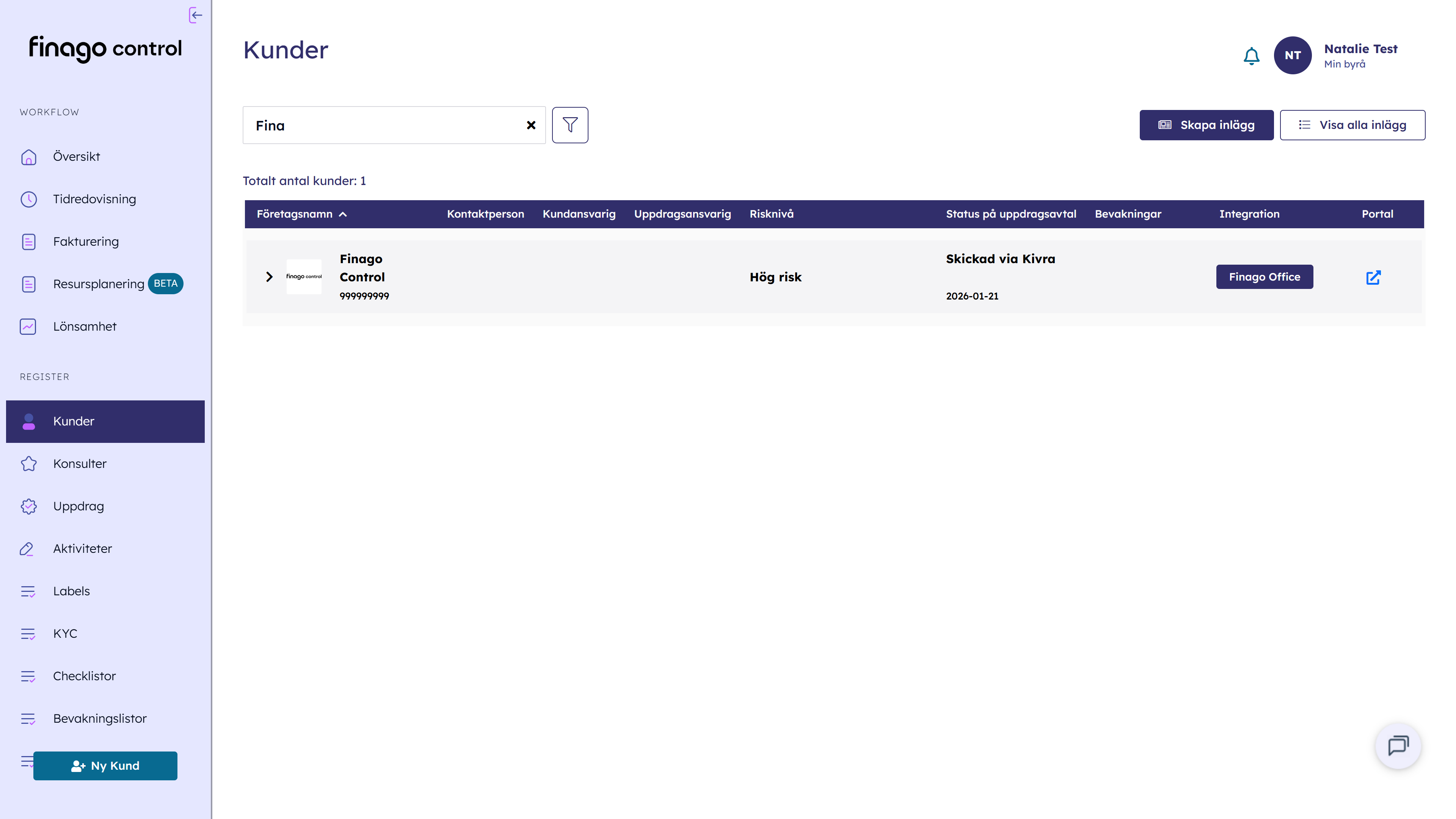 SE Finago Control Klientportalen Bild 3 av 3