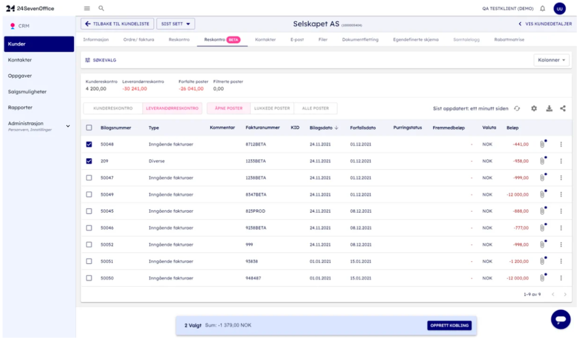 Illustrasjon CRM konto